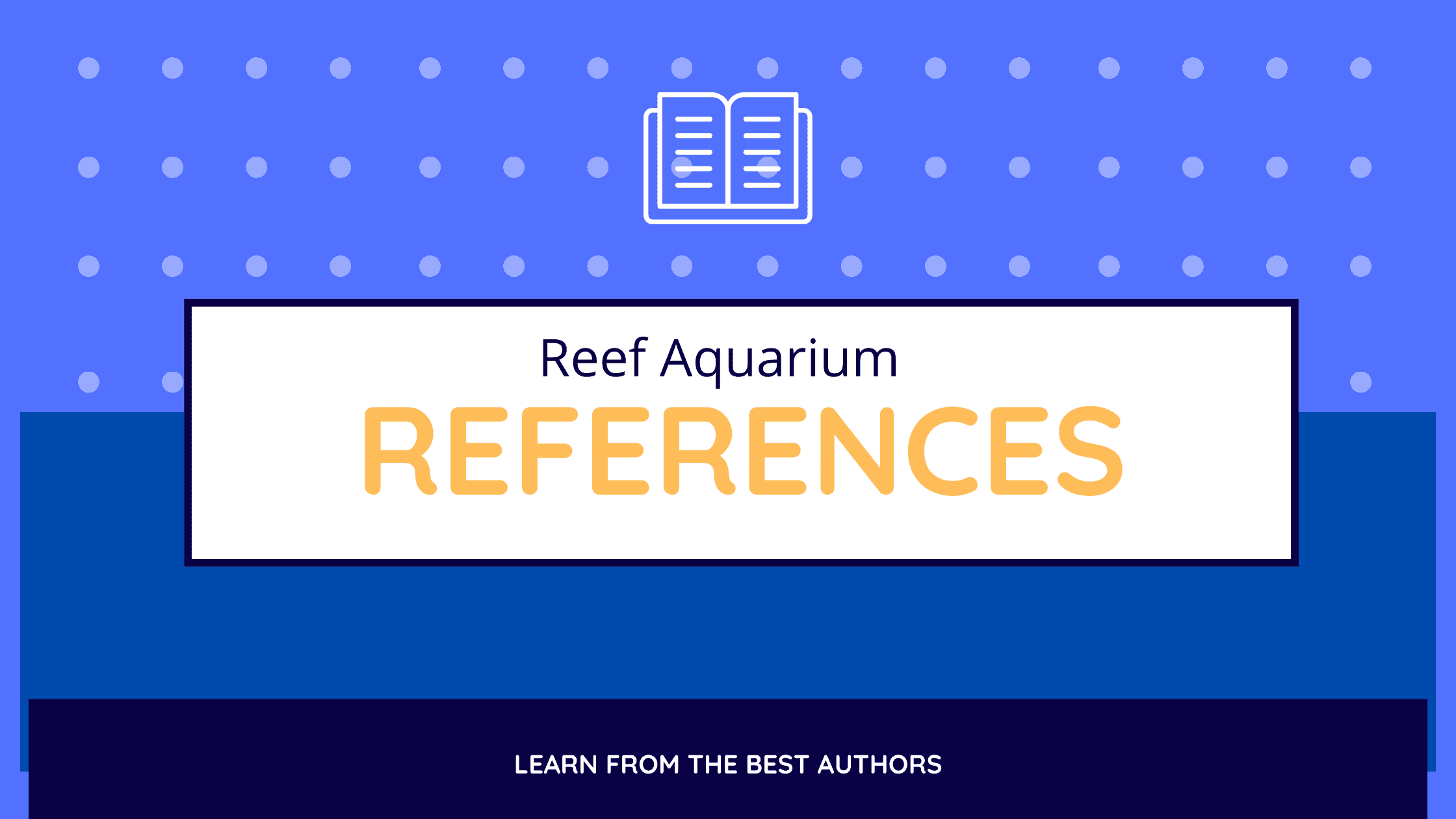 reef aquarium references